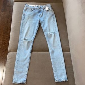AGOLDE - SOPHIE MID RISE ANKLE SHRINE JEANS